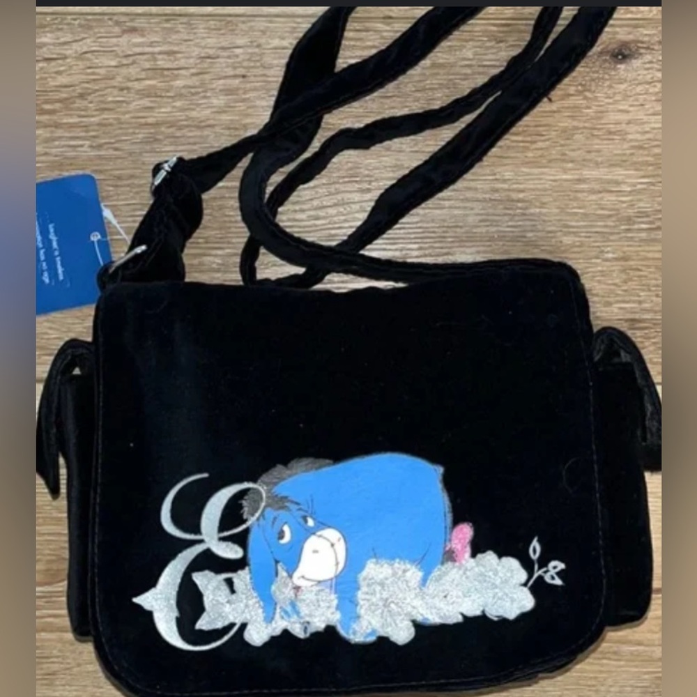 Disney Eeyor Velvet Crossbody purse